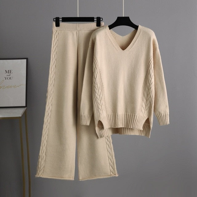 Autumn Winter 2 Piece Sweater Set