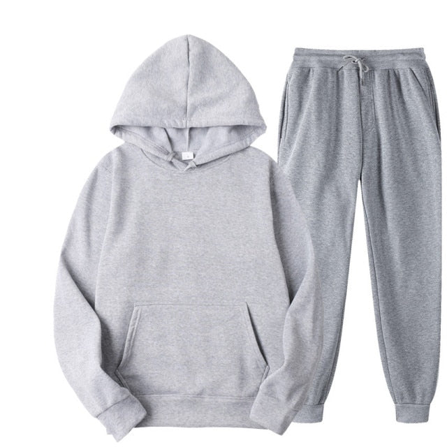 Men Vest + Hoodies + Pants 3 Piece Tracksuit Set